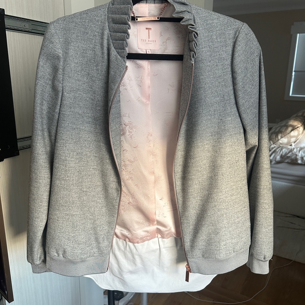 Ted Baker Light Gray Women's Blazer
